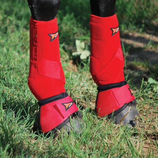 FAST Orange Sport Boots – Front & Rear Protection for Horses
